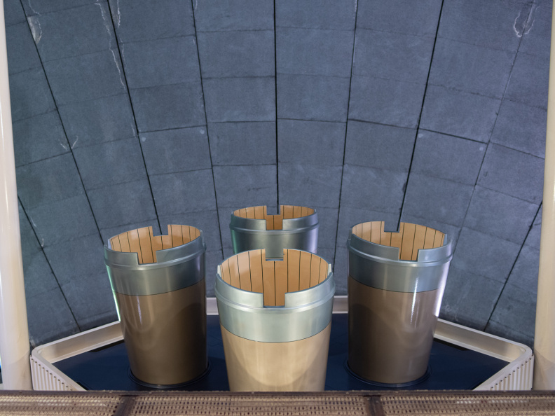 Space Mountain lights-on from PeopleMover