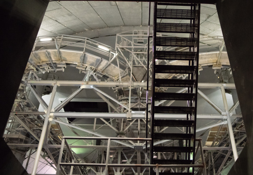Space Mountain lights-on from PeopleMover