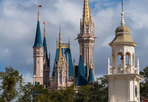 Cinderella Castle from Liberty Belle