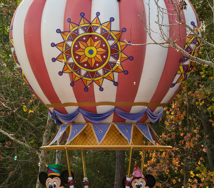 Mickey and Minnie in Festival of Fantasy Parade