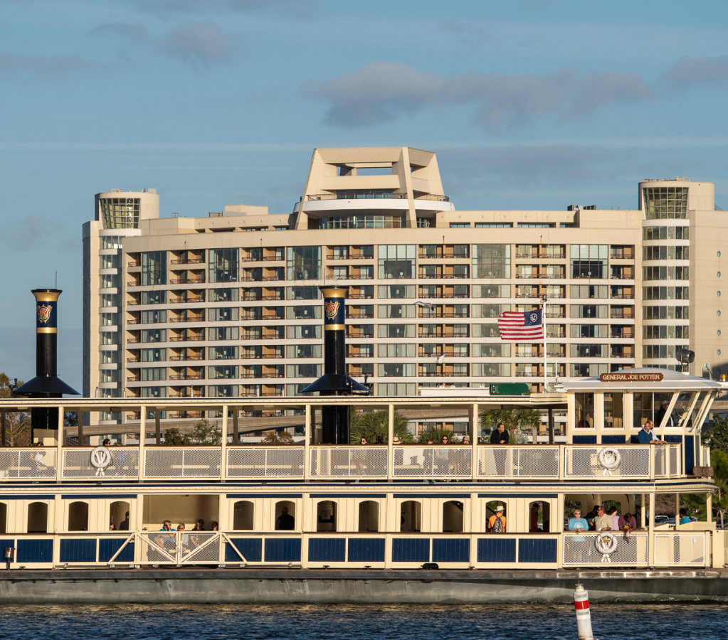 Bay Lake Tower from boat