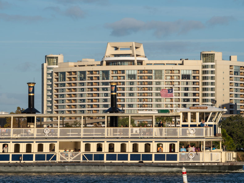 Bay Lake Tower from boat