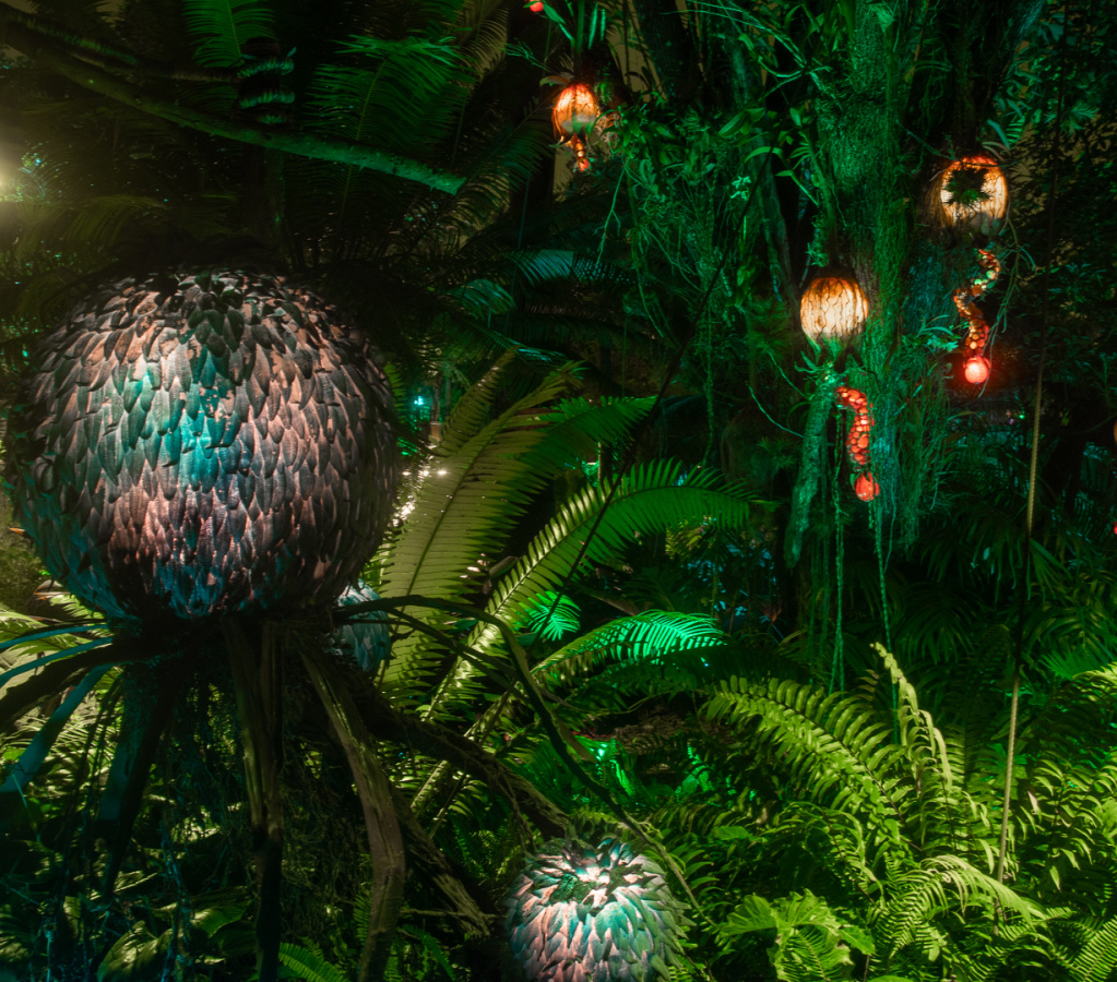 Pandora at night, yellow filter