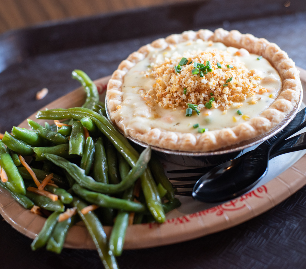Chicken pot pie from Columbia Harbour House