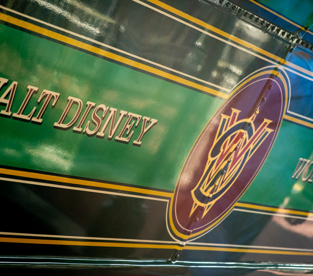 Roger E Broggie train in Main Street station