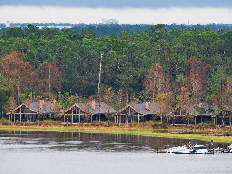 Copper Creek cabins from Bay Lake